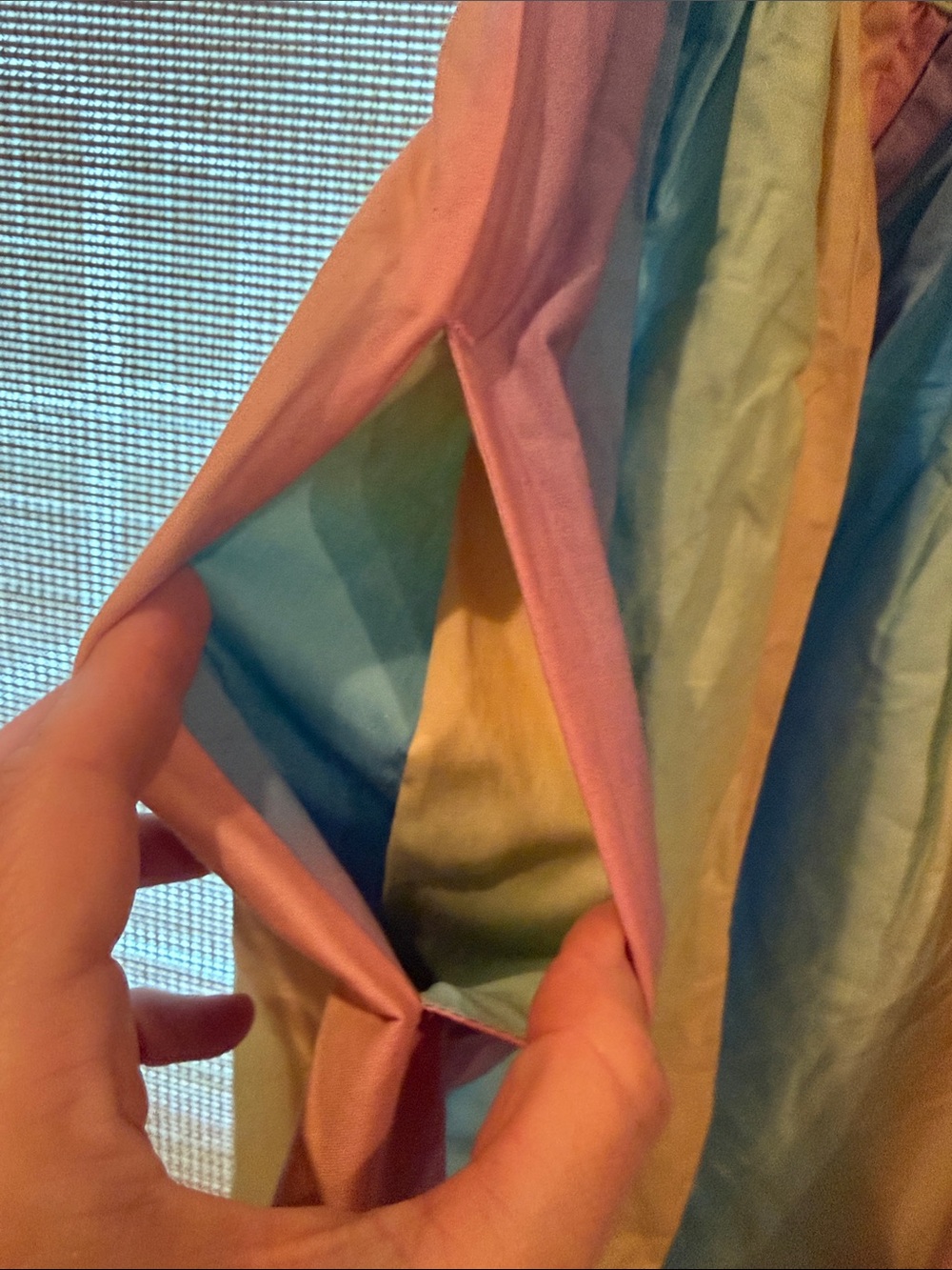 Hell Bunny Rainbow Ombre Cap Sleeve Dress - Multicolor - Picture 4 of 7